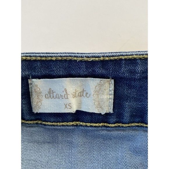 Altar'd State A-Line‎ Denim Skirt Size XS Blue Button Front Casual - Picture 10 of 12